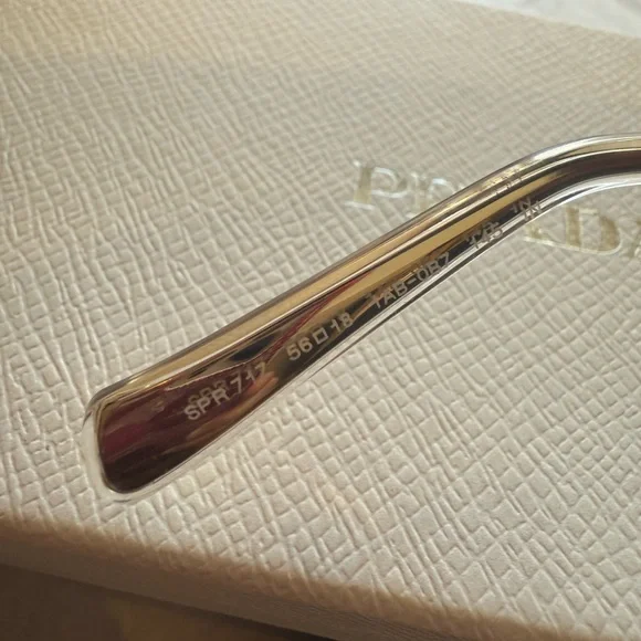 Prada Black Frame Sunglasses with Yellow Lens - Picture 5 of 9